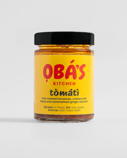 ỌBÀ'S BLEND jar with Great Taste 2026 award badge